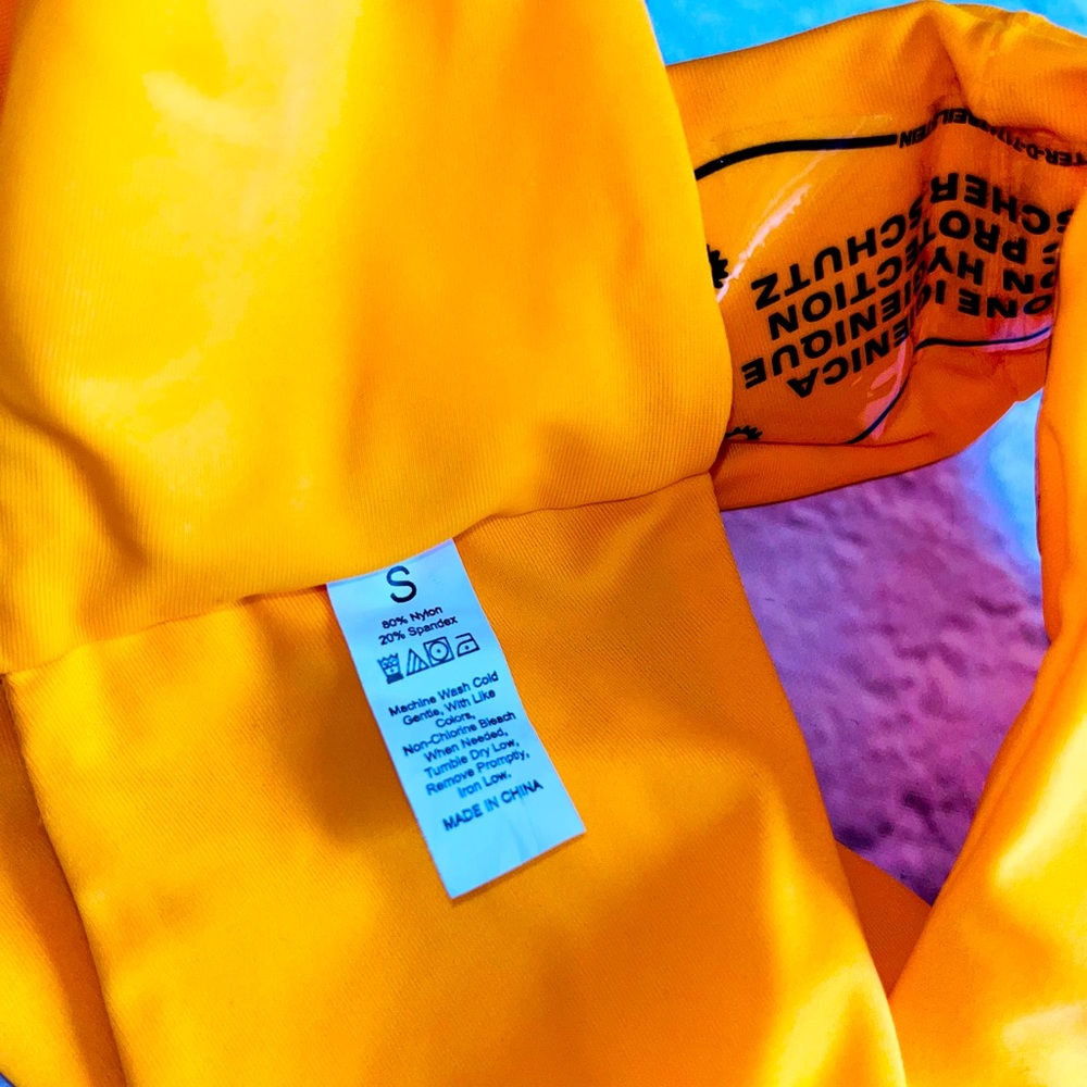 YELLOW Bikini Set NWOT - Picture 6 of 7